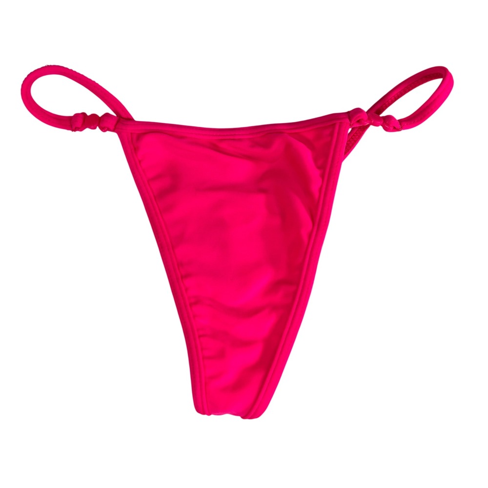 Latin Angel Neon Pink Brazilian G-String Bikini Bottom Dancewear Women Large NWT